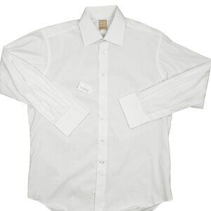 New $175 Ike Behar for Neiman Marcus Dress Shirt! 16 Long (36) Off White Canada
